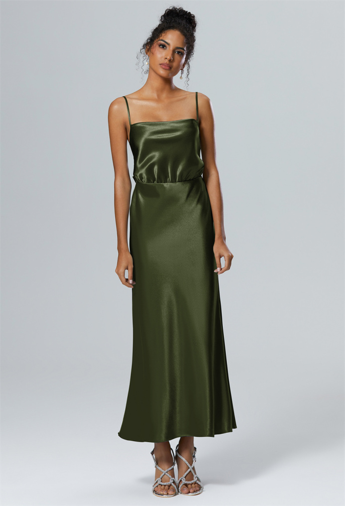 AW Lettice Green Olive  Wedding Guest Dresses